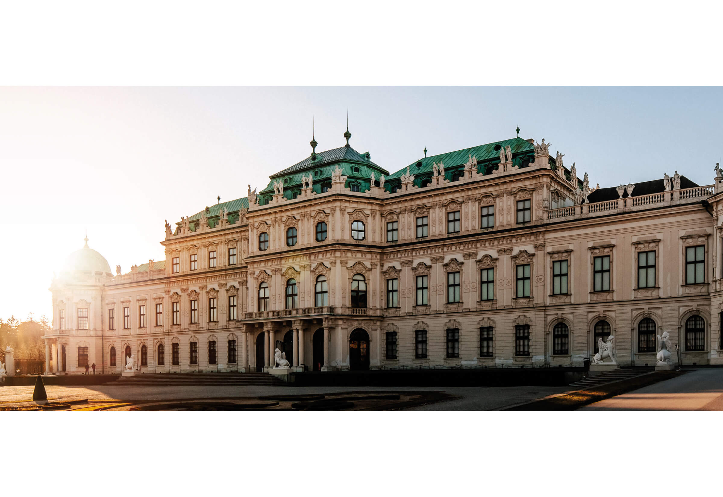 Schlossgarten Belvedere in Wien
