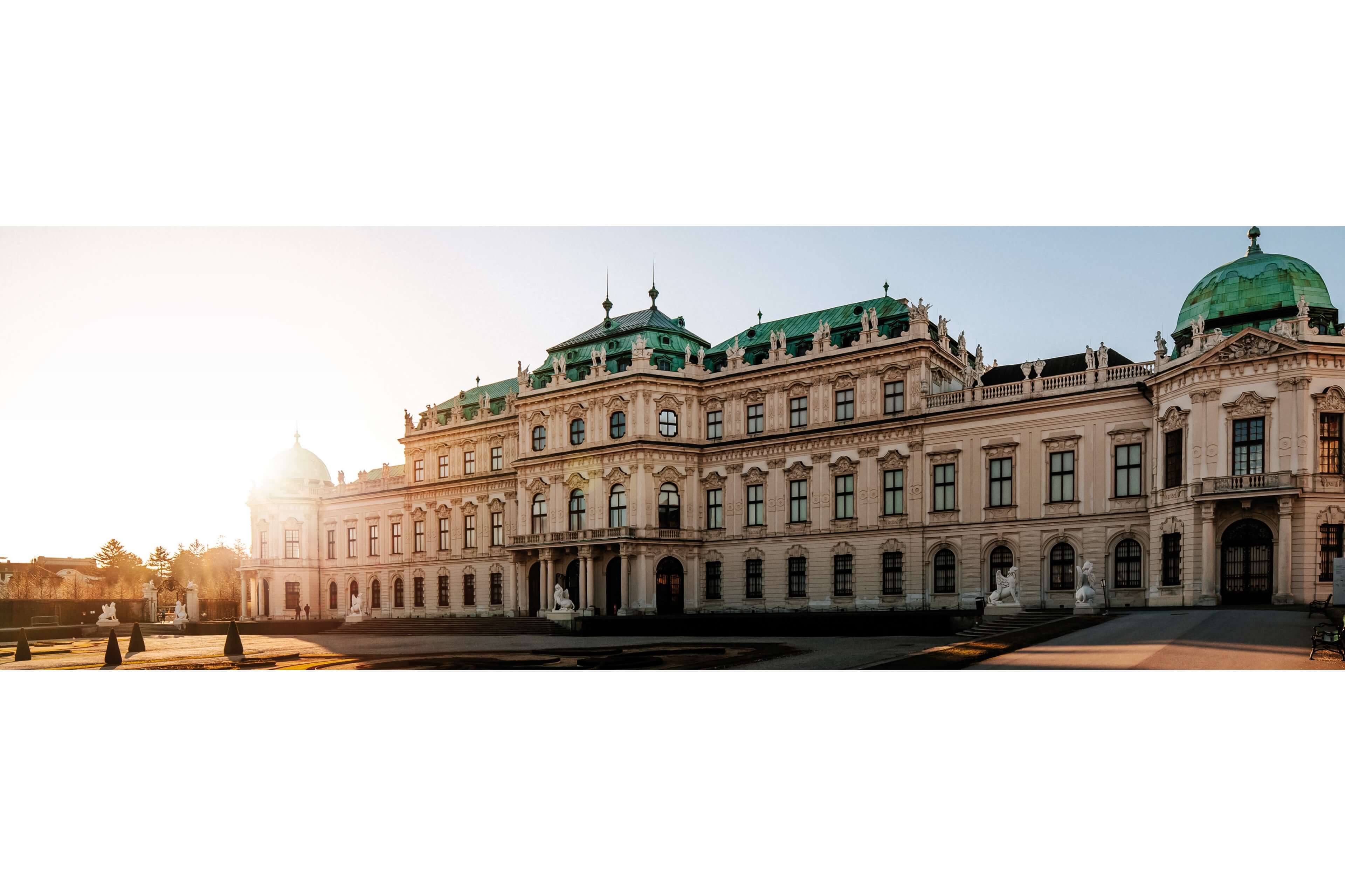 Schlossgarten Belvedere in Wien