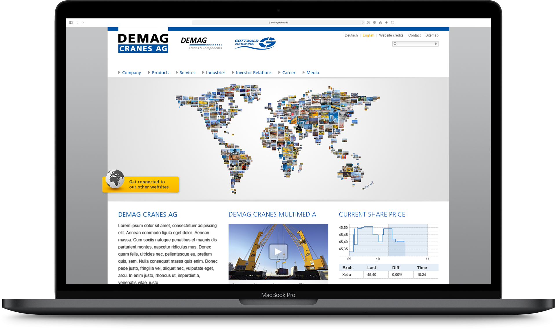 Demag Cranes Global Site